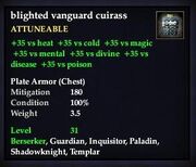 Blighted vanguard cuirass