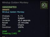 Windup Golden Monkey