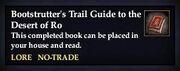 Bootstrutter's Trail Guide to the Desert of Ro (House Item)