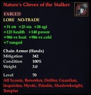 Nature's Gloves of the Stalker