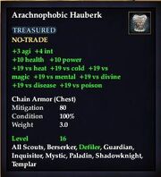 Arachnophobic Hauberk