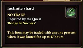 Luclinite shard