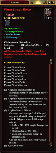 Planar Pirate's Sleeves