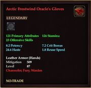Arctic Frostwind Oracle's Gloves