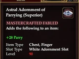 Astral Adornment of Parrying (Superior)