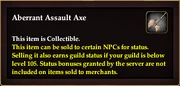 Aberrant Assault Axe