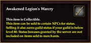 Awakened Legion's Warcry