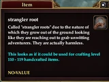 Strangler root