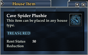 cave spider plush