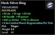 Sleek Silver Ring