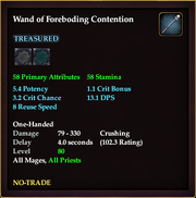 Wand of Foreboding Contention