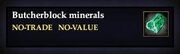 Butcherblock minerals
