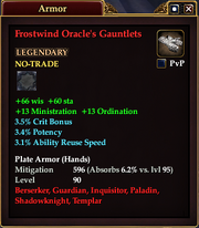Frostwind Oracle's Gauntlets