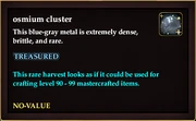 Osmium cluster