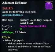 Adamant Defiance (Purple)