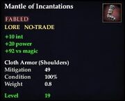 Mantle of Incantations