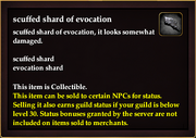 Scuffed shard of evocation