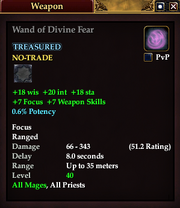 Wand of Divine Fear