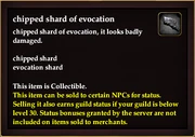 Chipped shard of evocation