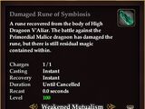 Damaged Rune of Symbiosis