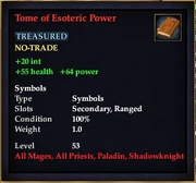 Tome of Esoteric Power