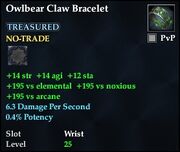 Owlbear Claw Bracelet