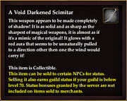 A Void Darkened Scimitar