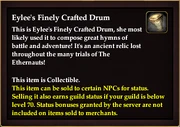 Eylee's Finely Crafted Drum