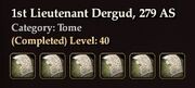 1st Lieut Dergud 279