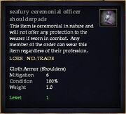 Seafury ceremonial officer shoulderpads