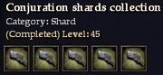 CQ shard conjuration Journal