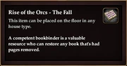 Rise of the Orcs - The Fall (Book)