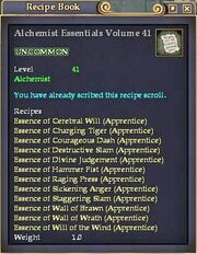 Alchemist Essentials Volume 41