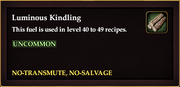 Luminous Kindling