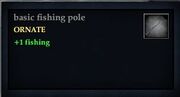 Basic fishing pole