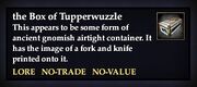 The Box of Tupperwuzzle