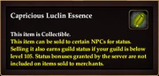 Capricious Luclin Essence