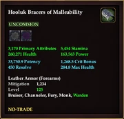 Hooluk Bracers of Malleability