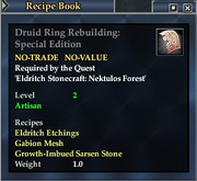 Druid Ring Rebuilding- Special Edition