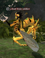 A bzzt bixie soldier