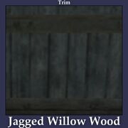 Trim Jagged Willow Wood