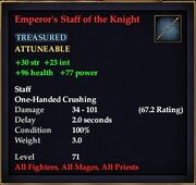 Emperor's Staff of the Knight