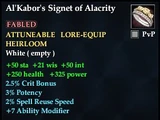 Al'Kabor's Signet of Alacrity