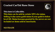 Cracked Cae'Dal Rune Stone