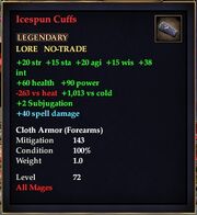Icespun Cuffs