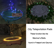 City Teleportation Pads All