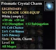 Prismatic Crystal Charm