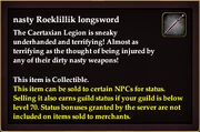 Nasty Roeklillik longsword