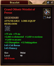 Grand Othmir Wristlet of Prexus