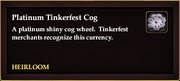 Platinum Tinkerfest Cog